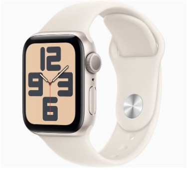 Apple Watch SE(2024)GPS 40mm Starlight AluminCase Starlight Sport Band M/L